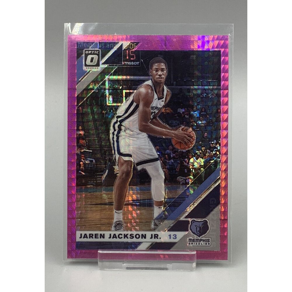 Donruss Optic 2019-20 JAREN JACKSON JR GRIZZLIES‎ HYPER PINK PRIZM Parallel